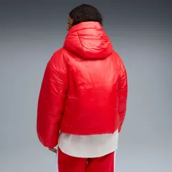 Куртка утепленная женская PUMA WARDROBE ESS Shiny Hooded Padded Jacket
