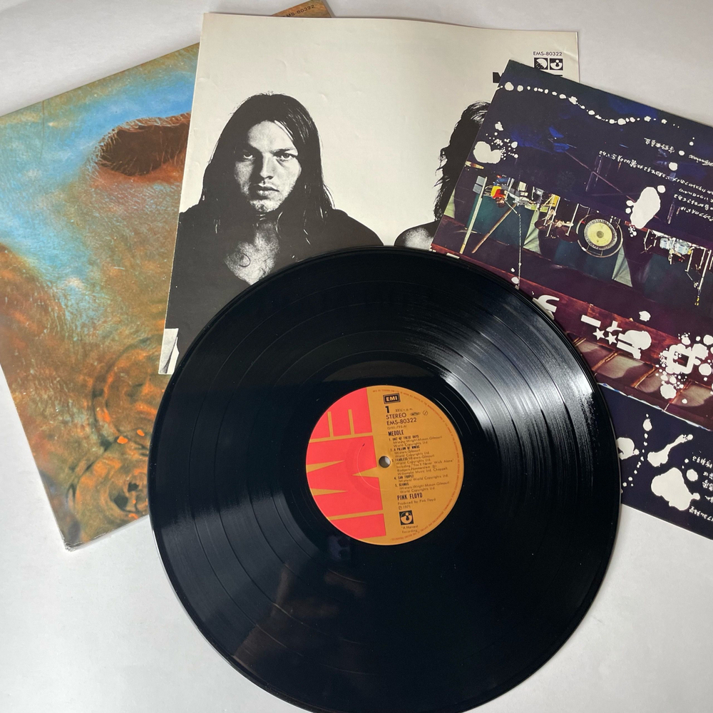 Винтажная виниловая пластинка LP Pink Floyd Meddle (Япония 1974) (Без Оби)