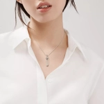 Подвеска из серебра, Tiffany💠 Elongated link