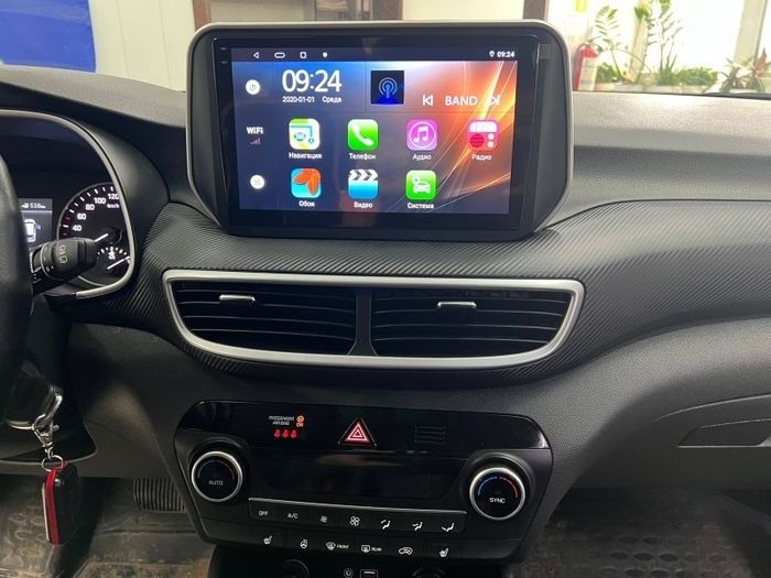 Магнитола для Hyundai Tucson 2018-2021 - Kuberg SF-9728 QLed+2K, Android 13, Быстрейшая, CarPlay, 4G SIM-слот