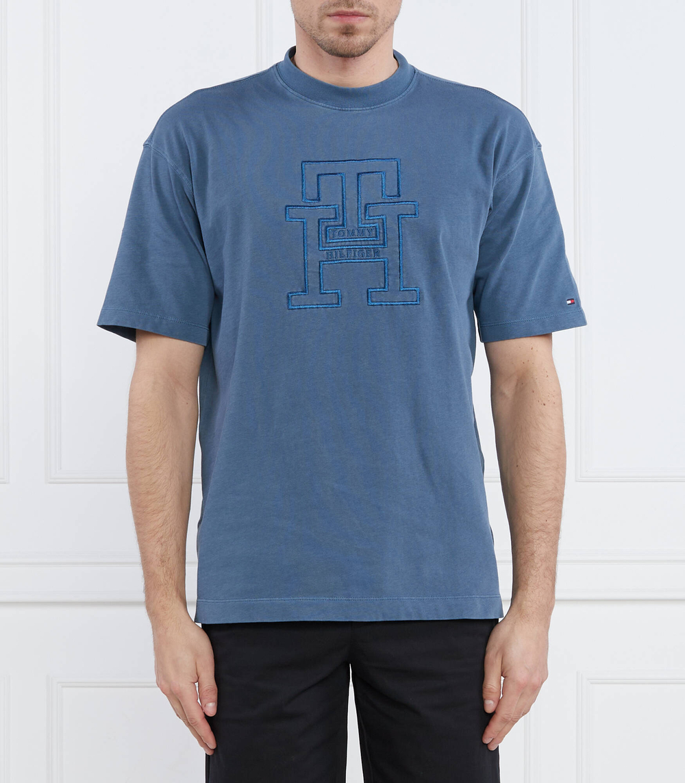 Футболка Tommy Hilfinger Tommy Hilfiger - голубой(MW0MW31074)