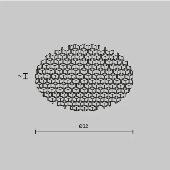 Антибликовый фильтр Dip HoneyComb001-D32 Maytoni