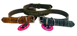 Pet Fashion Ошейник "Принт бабочка", 2,8Х62 см, олива