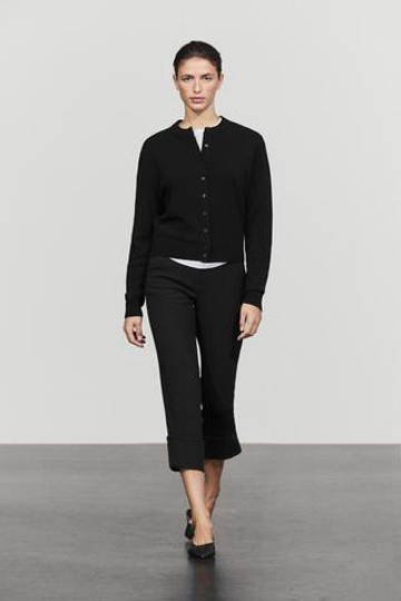 Massimo Dutti Кардиган с пуговицами, черный