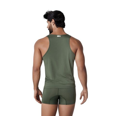 Зеленая мужская майка Basis Tank-Top (Размер: M) (Цвет: зеленый)