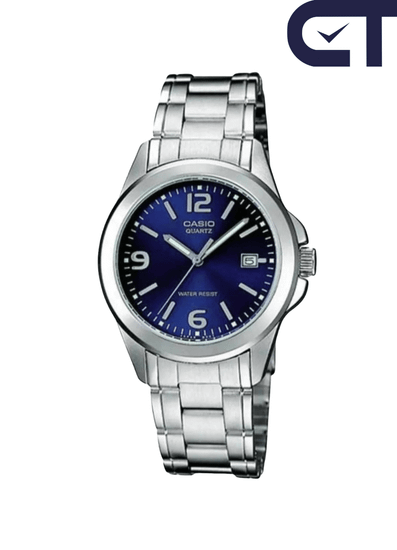 Casio LTP-1215A-2A — женские часы с синим циферблатом