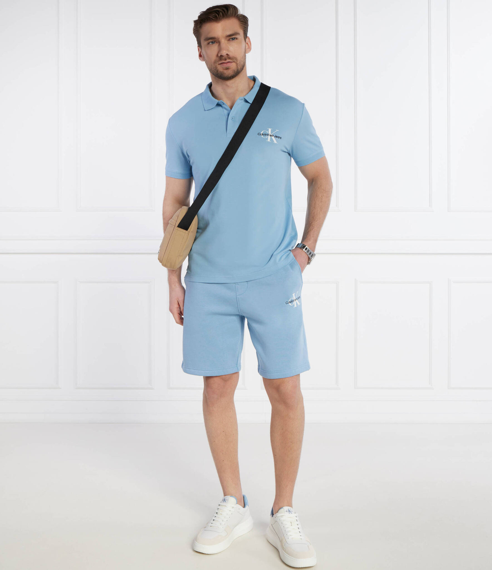 Шорты MONOLOGO CALVIN KLEIN JEANS - голубой(J30J325131)