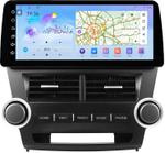 Магнитола для Toyota Highlander 2 XU40 2007-2013 (поддержка JBL, рамка LUX) - FarCar монитор 12.3" 2K QLED на Android 14, Быстрая, CarPlay, 4G SIM-слот