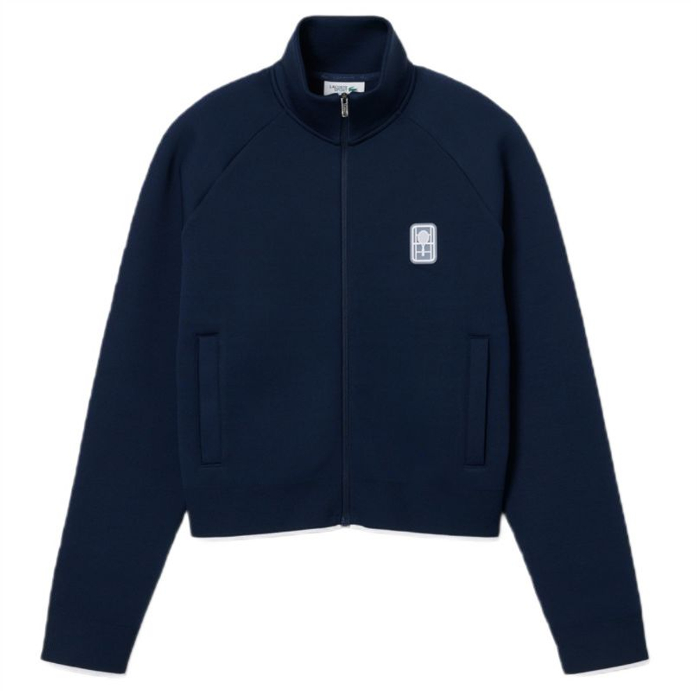 Женская теннисная куртка Lacoste Heritage - navy blue