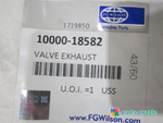 Клапан выпускной / EXHAUST VALVE АРТ: 10000-18582