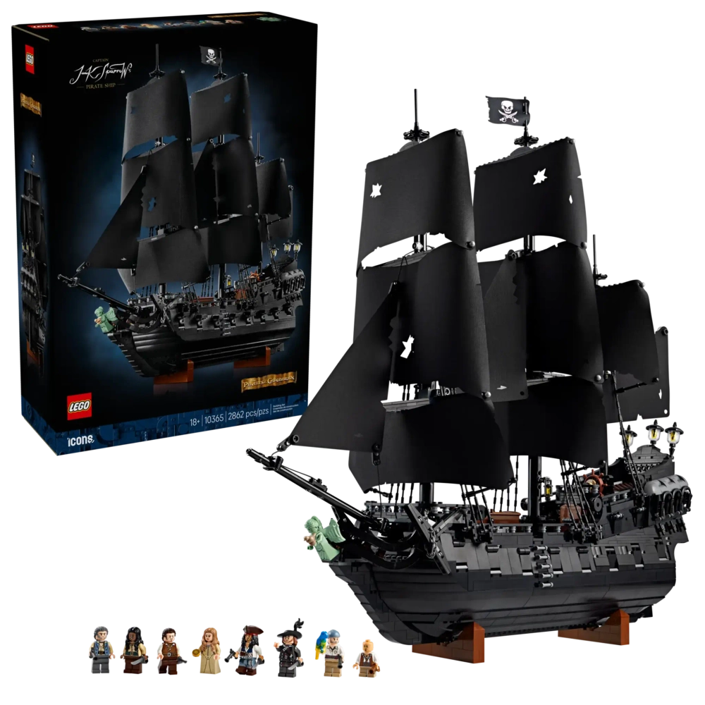 Конструктор LEGO Icons 10365 Пиратский корабль капитана Джека Воробья