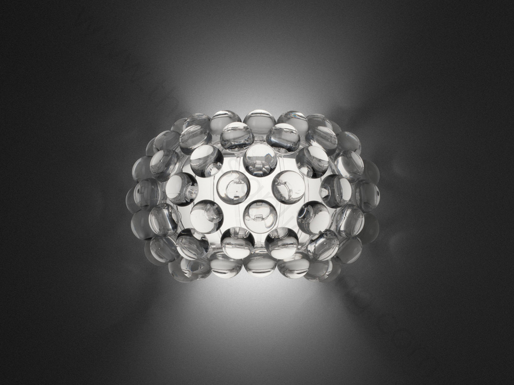 Wall design lamp  CABOCHE piccola by Foscarini (Amber)