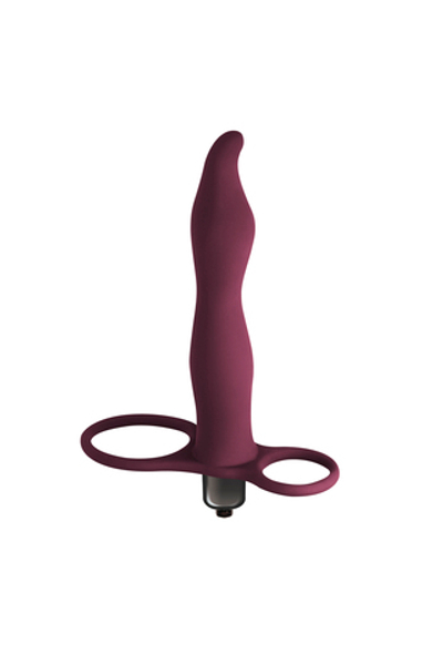Вибронасадка для двойного проникновения Pure Passion Flirtini Wine red 1204-02lola