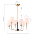 Люстра подвесная VERITAS E14 6*40W
