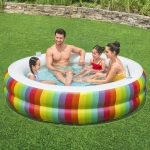 Бассейн надувной круглый 206*51 см Rainbow Dreams Family Pool Bestway (54443)