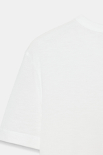 ФУТБОЛКА ИЗ ЛИОЦЕЛЛА С КОРОТКИМИ РУКАВАМИ — ZARA