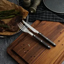 Вилка столовая для стейка 21,3 см "Garwin" Pakka Wood P.L. Proff Cuisine