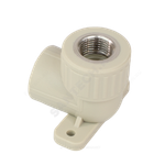 Угольник PP-R комбинированный серый Дн 25х1/2" ВР с креплением VALFEX 10120025Г