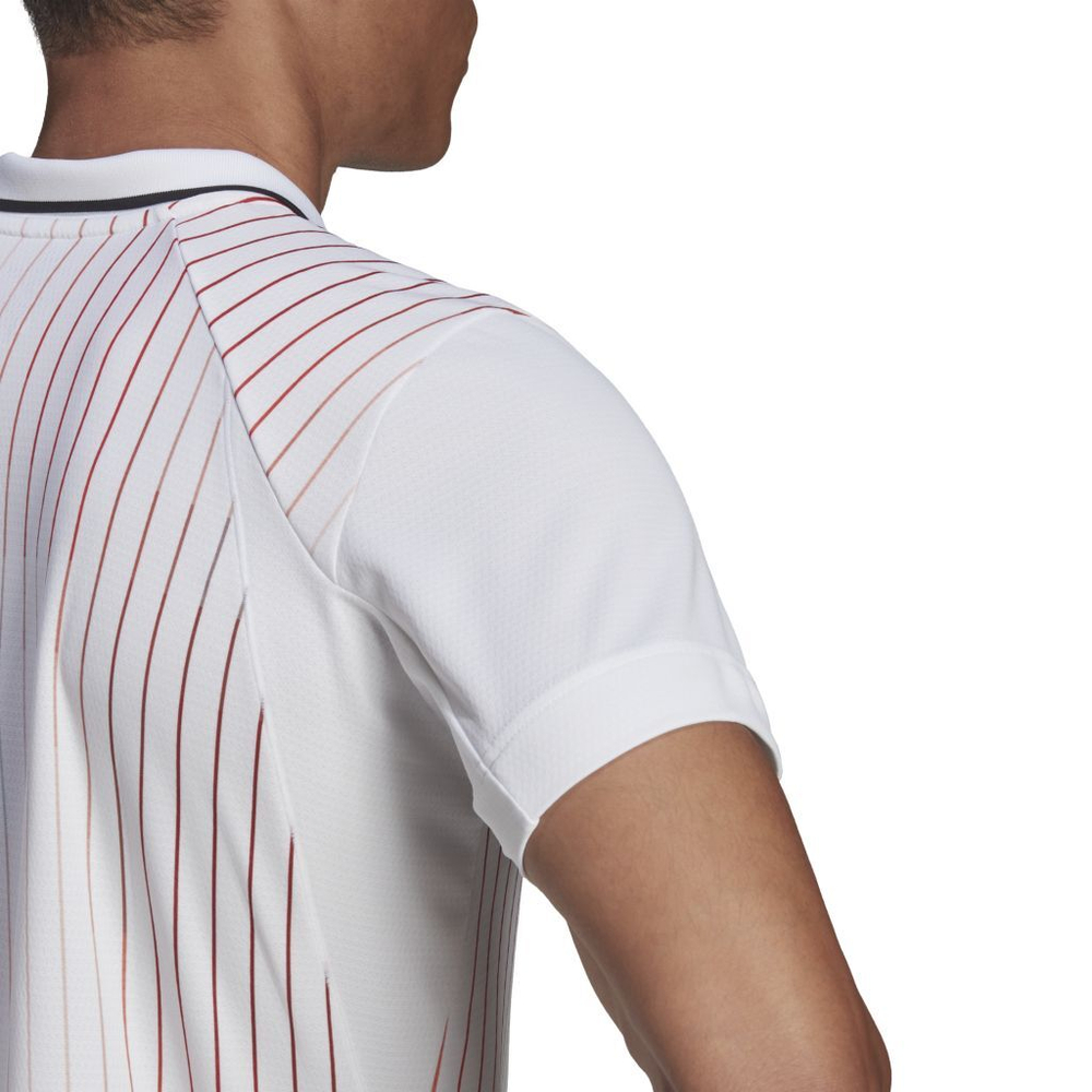 Мужское теннисное поло Adidas Melbourne Polo M - белый