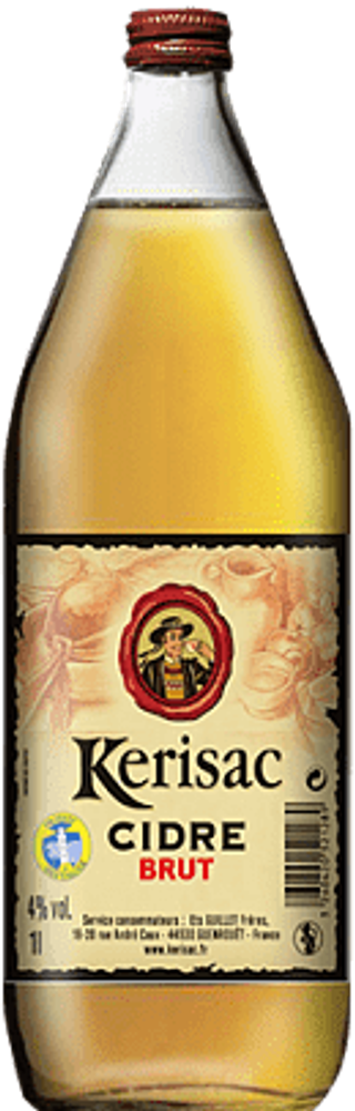 Сидр Керисак Брют / Cidre Kerisac Brut 1л - стекло