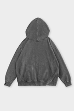 Худи SHMOT "BLANK" GARMENT DYE Серый