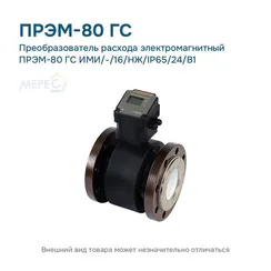 Преобразователь расхода электромагнитный ПРЭМ-80 ГС ИМИ/-/16/НЖ/IP65/24/B1
