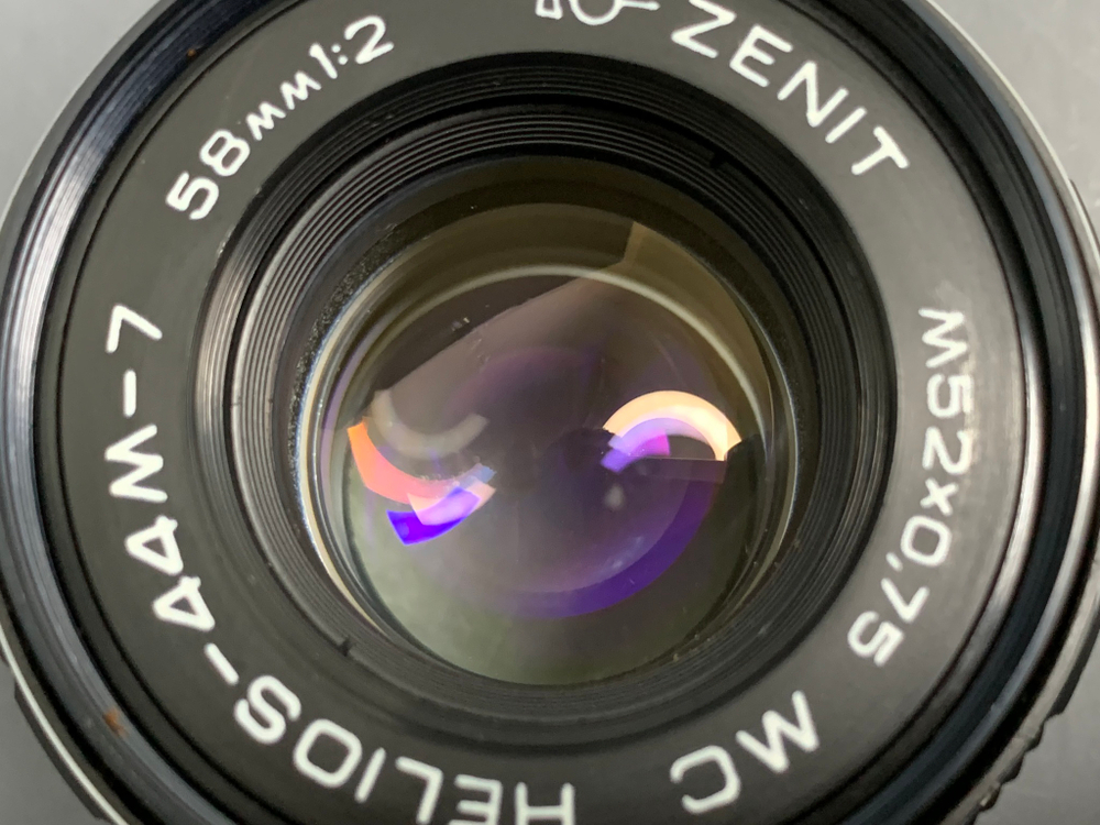 Zenit 122 + MC Helios-44M-7