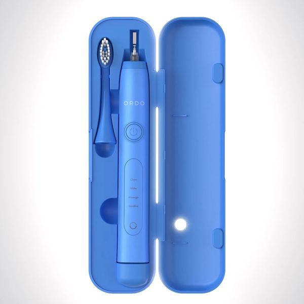 Набор Электрическая зубная щетка ORDO Sonic+, тип SP2000 и Зарядный футляр, Arctic Blue