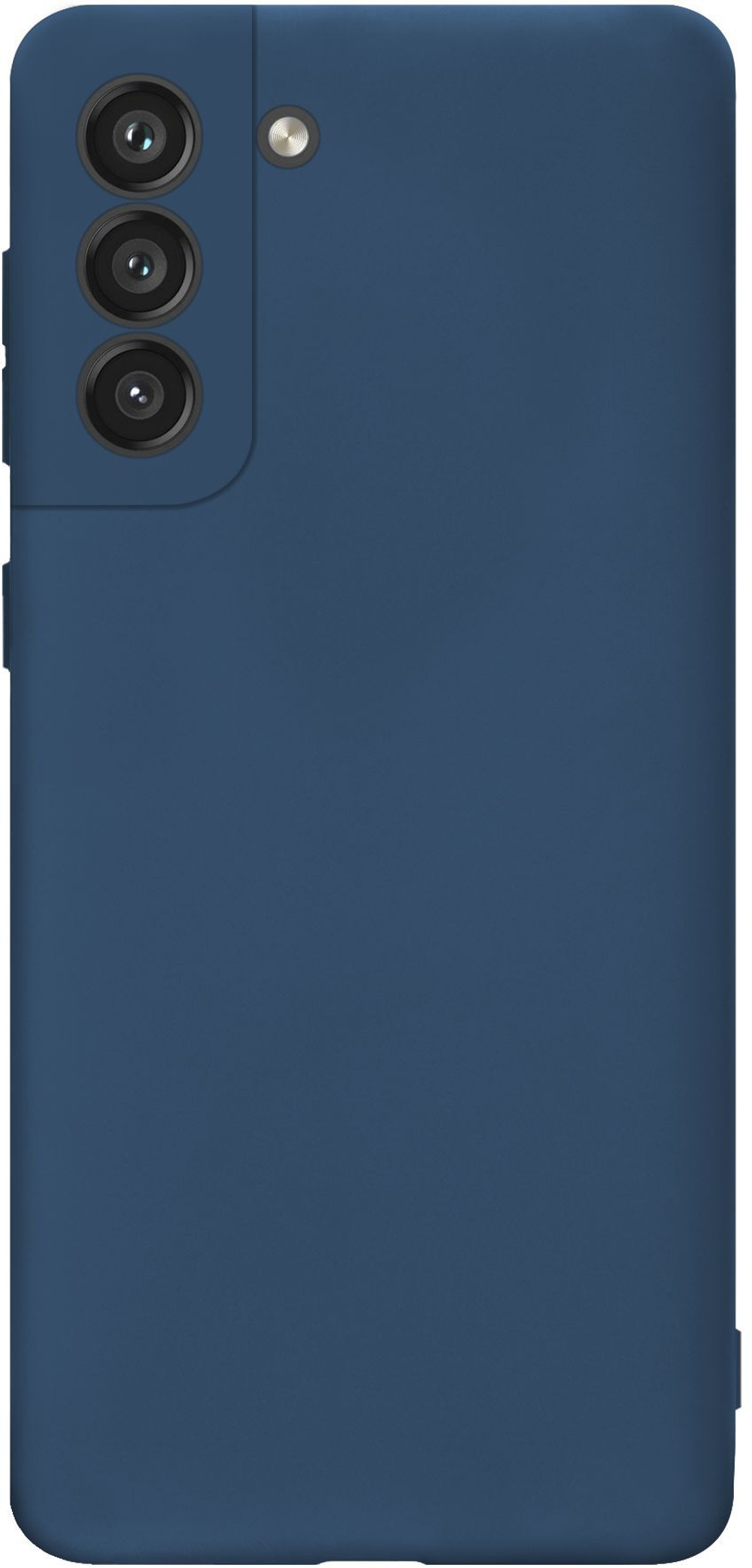 Мягкий Soft Touch чехол из силикона для SAMSUNG GALAXY S21 5G (не ULTRA / FE / PLUS!) с бархатной подкладкой
