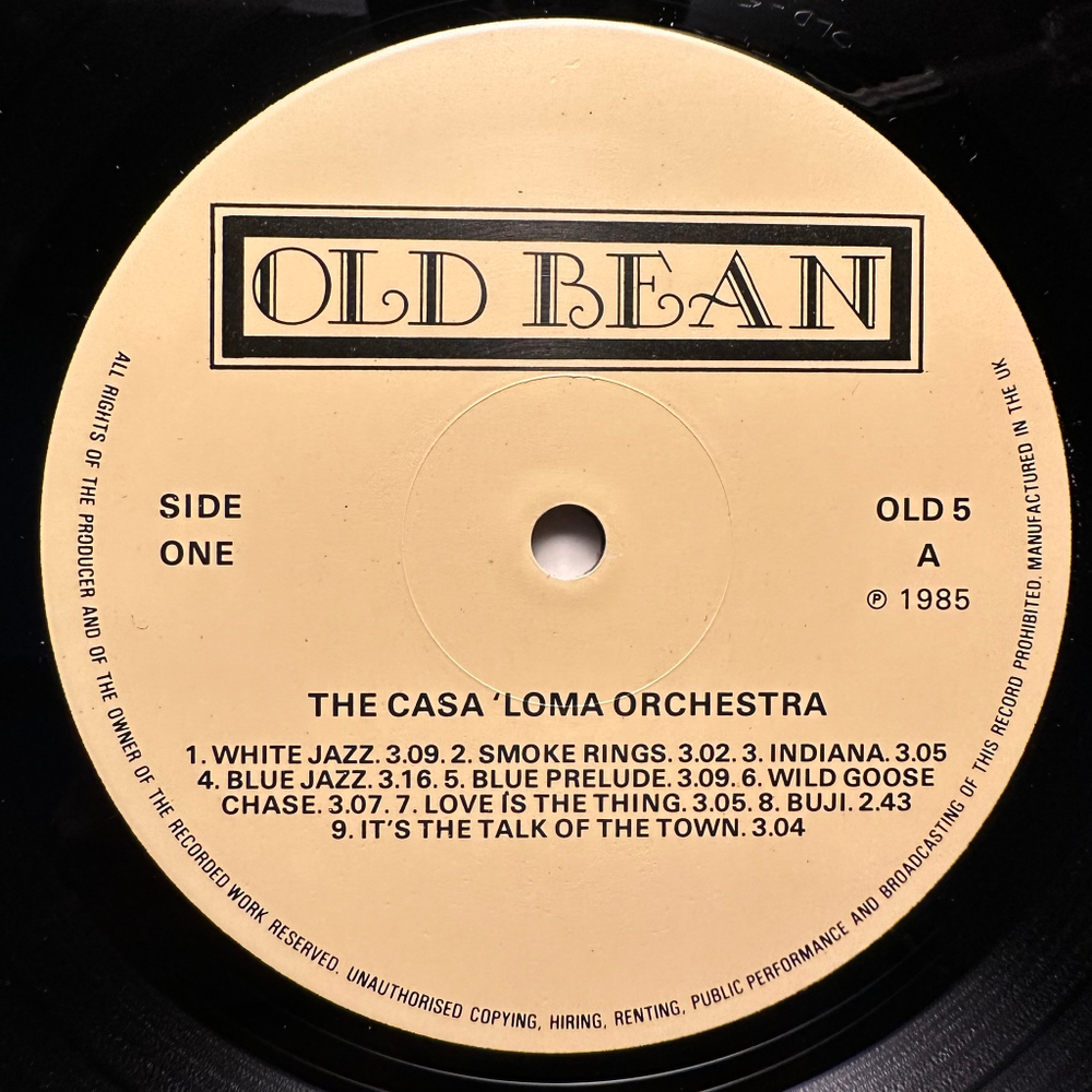 The Casa Loma Orchestra- White Jazz (Англия 1985г.)