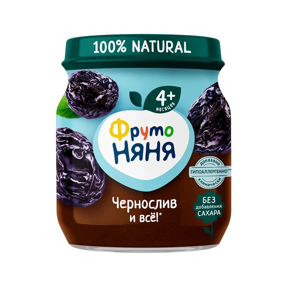Пюре ФрутоНяня 100г чернослив