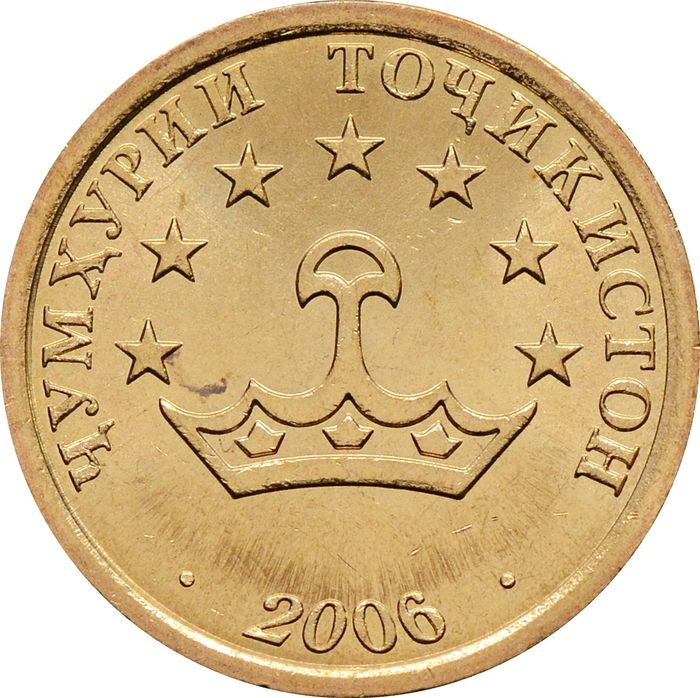 10 дирамов 2006 Таджикистан UNC