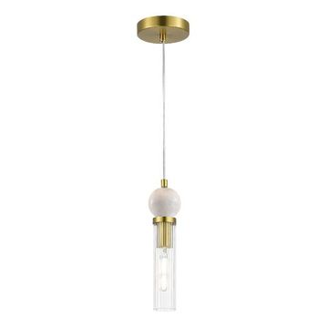 Подвесной светильник 1*Е14 SL1244.303.01 латунь/прозрачный Medea ST-Luce