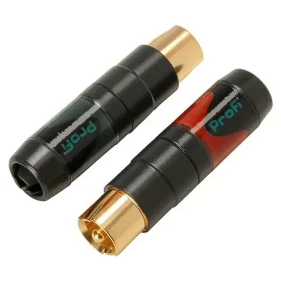 Neutrik NF2C-B/2 кабельный разъем RCA male (пара)