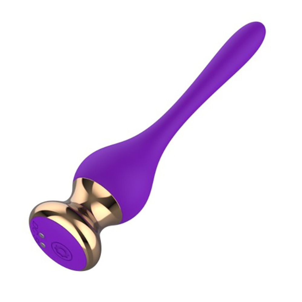 Фиолетовый клиторальный стимулятор 14,5см I-Moon Nipple Vibrator MY-1703 Purple