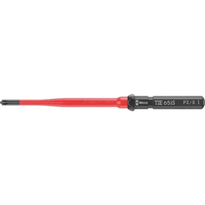 Сменная отвёртка Kraftform Kompakt VDE 65 iS PZ/S # 1 x 157 мм VDE WERA 05006530001