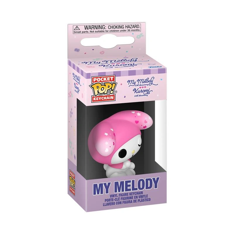 Брелок Funko Pocket POP!  50th Anniversary Hello Kitty My Melody