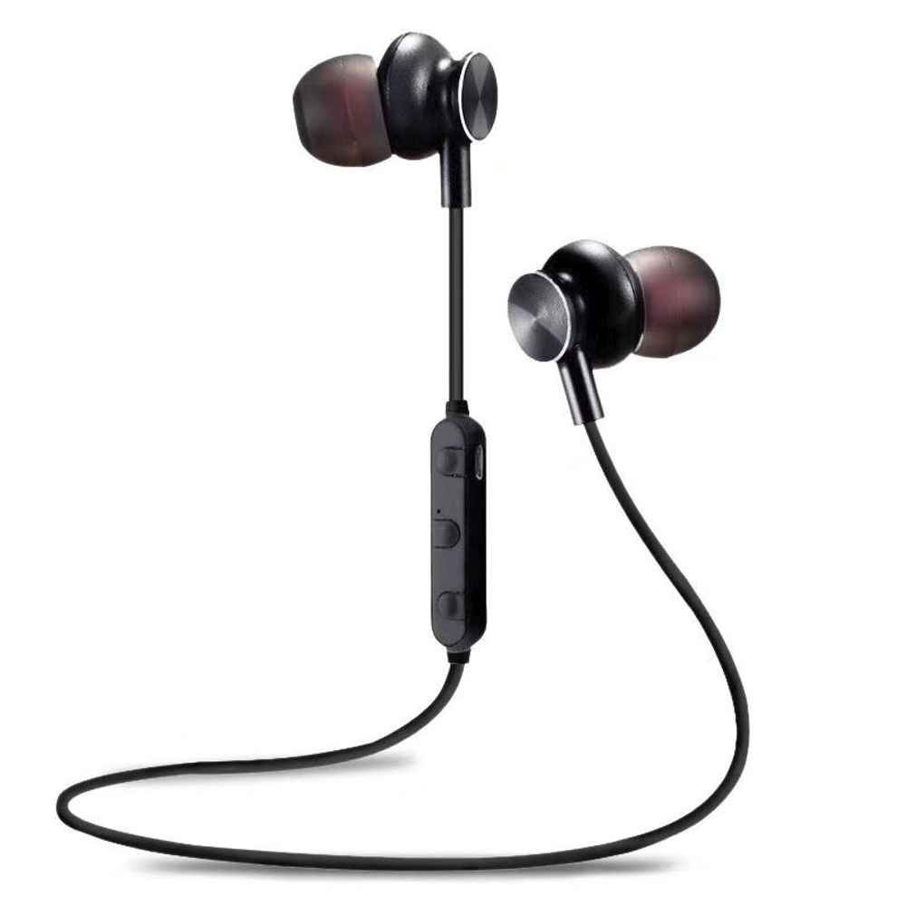 Наушники More choice Bluetooth вакуумные с шейным шнурком BG6