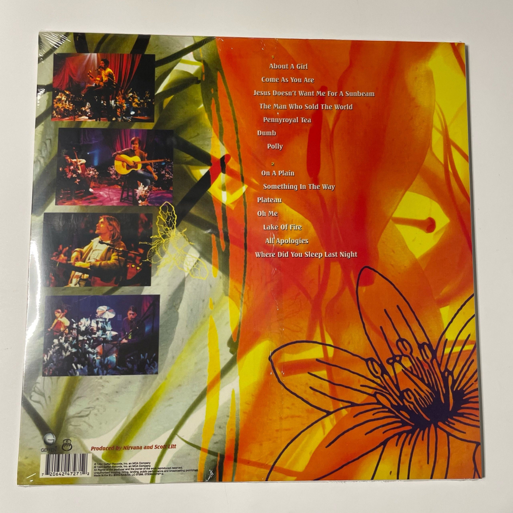 Виниловая пластинка LP Nirvana MTV Unplugged In New York (Европейский Союз)
