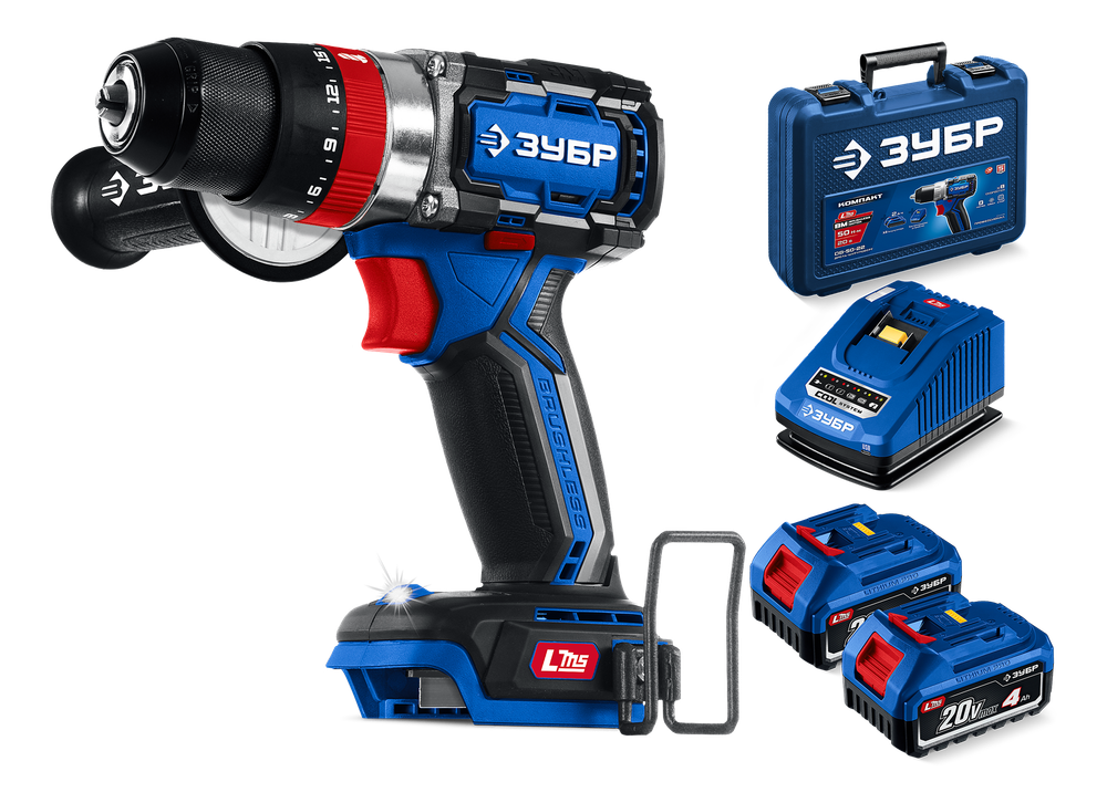 DBS-70-42 Аккумуляторная BRUSHLESS дрель-шуруповерт ударная