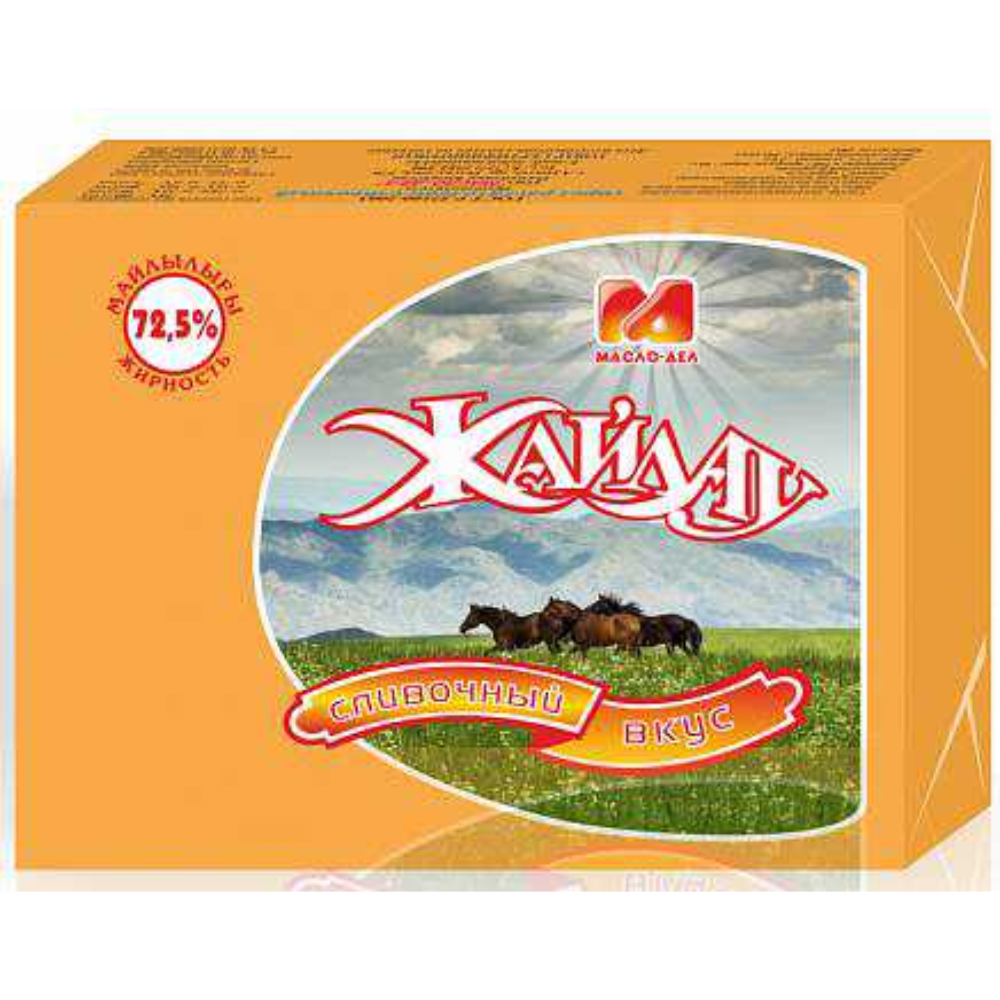 Масло сливочное Жайлау 72,5% 180 гр