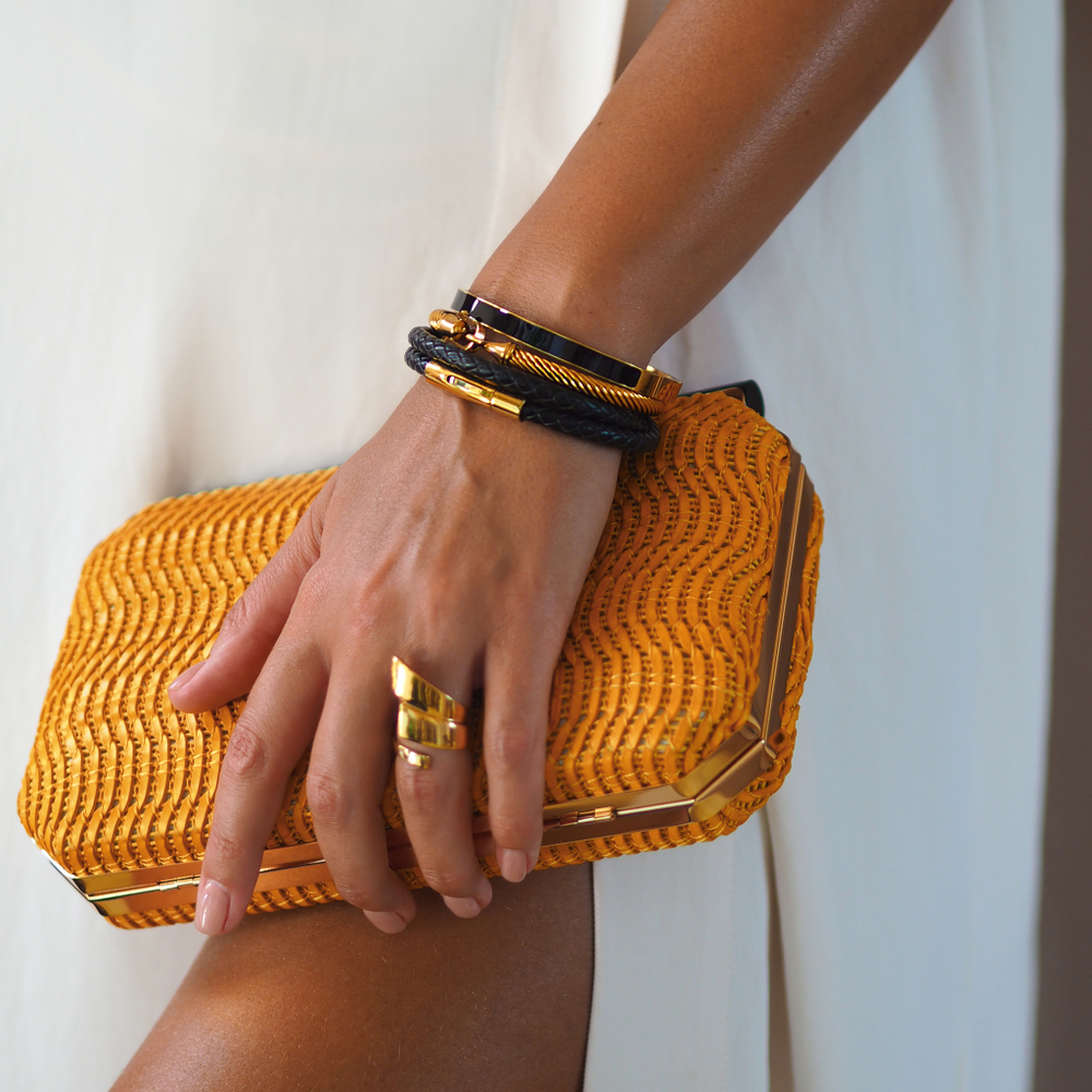 black cord