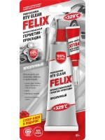 Герметик-прокладка FELIX (силиконовый; прозрачный; 85 г) 411040058