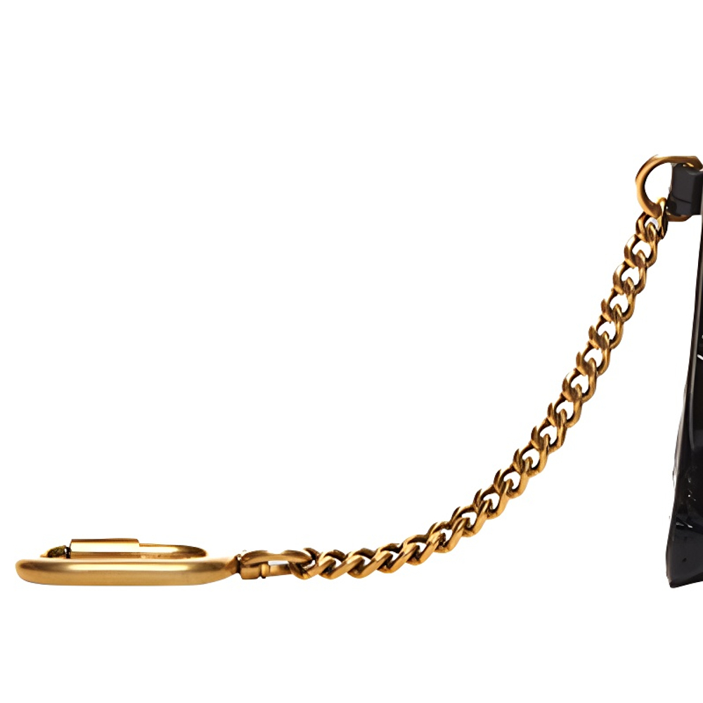 Balenciaga Hourglass Cow Leather Card Holder Women"s Black