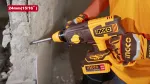 Аккумуляторный перфоратор BL INGCO CRHLI20248 — Работа пикой в бетонной стене с металлической арматурой