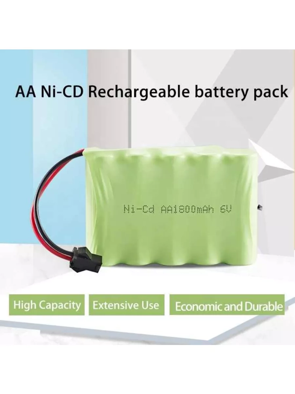Аккумулятор Ni-Cd 6V 1800mAh