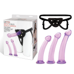 Тренировочный набор с тремя насадками Pegging Training Set (Цвет: фиолетовый)