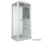 Душевая кабина Grossman Alba GR122 (80x100x225) дверь распашная,3 места