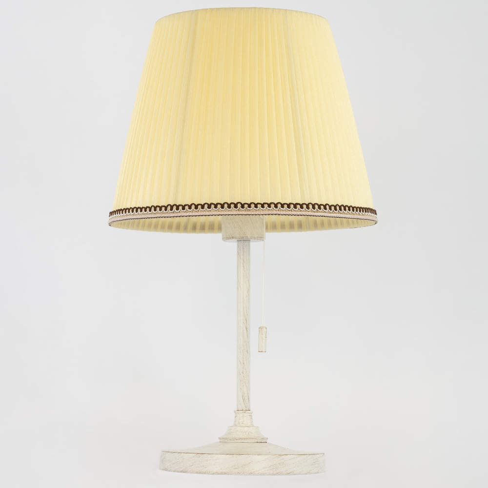 Citilux Линц CL402723 Настольная лампа патина с кремовым абажуром