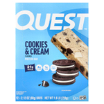 Quest Nutrition, протеиновый батончик, со вкусом печенья и сливок, 12 батончиков, 60 г (2,12 унции) каждый